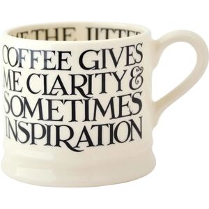 Emma Bridgewater Black Toast Small Mug - Earthenware, 142ml/175ml Emma Bridgewater Black Toast Small Mug - Earthenware, 142ml/175ml