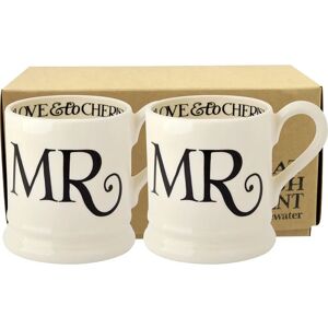 Emma Bridgewater Black Toast Mr & Mr Mugs - Set of 2 Emma Bridgewater Black Toast Mr & Mr Mugs - Set of 2