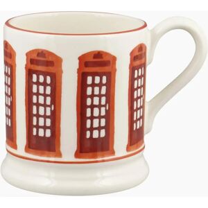 Emma Bridgewater Telephone Box Half Pint Mug - Mug, British, Red, Blue, Cream Emma Bridgewater Telephone Box Half Pint Mug - Mug, British, Red, Blue, Cream