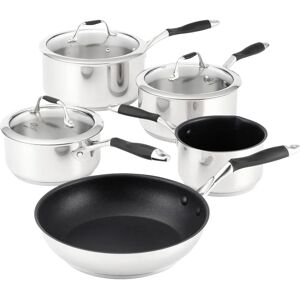 Stellar JMC1 James Martin 5 Piece Saucepan Set Non-Stick Stainless Steel - Cookware Set Stellar JMC1 James Martin 5 Piece Saucepan Set Non-Stick Stainless Steel - Cookware Set