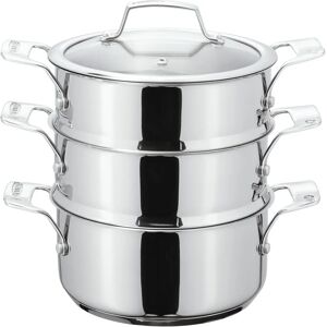 Stellar Stainless Steel 16cm 3 Tier Steamer Set - Cookware Stellar Stainless Steel 16cm 3 Tier Steamer Set - Cookware