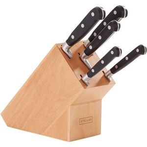 Stellar IS60 Sabatier 5 Piece Knife Set - Wood Stellar IS60 Sabatier 5 Piece Knife Set - Wood