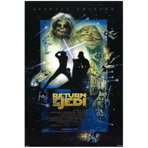 Star Wars Return Of The Jedi (1997 Re-Release) Movie Poster - Movie Poster Star Wars Return Of The Jedi (1997 Re-Release) Movie Poster - Movie Poster