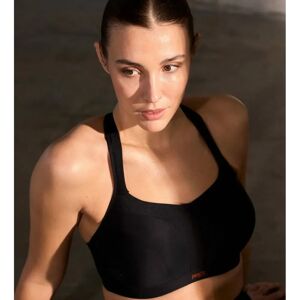Panache Black Wired Sports Bra - Size 34F - Support for Larger Bust Panache Black Wired Sports Bra - Size 34F - Support for Larger Bust
