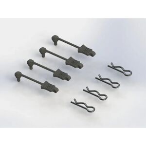 Arrma AR390178 Sujetacaras Negros - Pieza para Modelo RC Arrma AR390178 Sujetacaras Negros - Pieza para Modelo RC