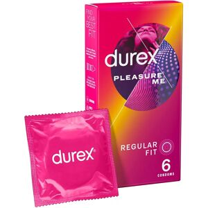 Durex Brand Model Pleasure Me Ribbed Dotted Condoms - 6 Pack Durex Brand Model Pleasure Me Ribbed Dotted Condoms - 6 Pack