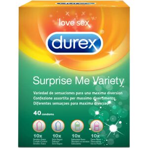 Durex Surprise Me Variety Pack - Condoms - 40 Count Durex Surprise Me Variety Pack - Condoms - 40 Count