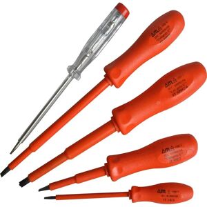 Set de Tournevis Isolés ITL UKC-02150 - 5 Outils Électriques - Publicité Set de Tournevis Isolés ITL UKC-02150 - 5 Outils Électriques - Publicité