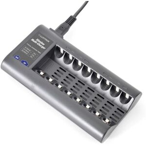 Lloytron - Slimline 8x AA/AAA - LED indicator - Battery Charger Lloytron - Slimline 8x AA/AAA - LED indicator - Battery Charger