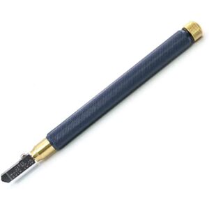 Toyo TC10B Brass Handle Glass Cutter - Art Glass, 2-10mm, 138° Toyo TC10B Brass Handle Glass Cutter - Art Glass, 2-10mm, 138°