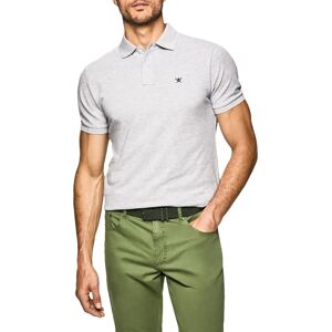 Hackett London HM562363 Chemise polo slim fit grise - Publicité Hackett London HM562363 Chemise polo slim fit grise - Publicité