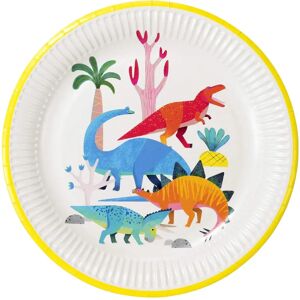 Talking Tables Dinosaur Party Borden - 8 Milieuvriendelijk 23cm Talking Tables Dinosaur Party Borden - 8 Milieuvriendelijk 23cm