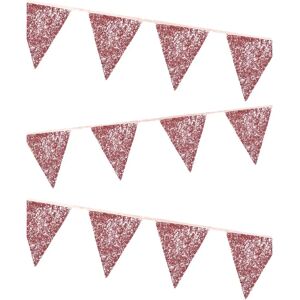 Banderín de Fieltro Rosa con Brillo de Talking Tables Banderín de Fieltro Rosa con Brillo de Talking Tables