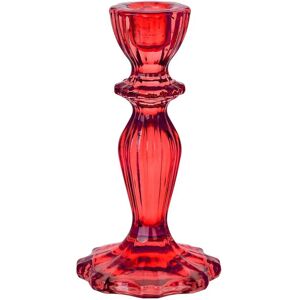 Support à Bougie en Verre Rouge de Talking Tables - Support Festif - Publicité Support à Bougie en Verre Rouge de Talking Tables - Support Festif - Publicité