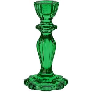 Talking Tables Porte-bougie en Verre Vert Clair - Support de Bougie - Publicité Talking Tables Porte-bougie en Verre Vert Clair - Support de Bougie - Publicité