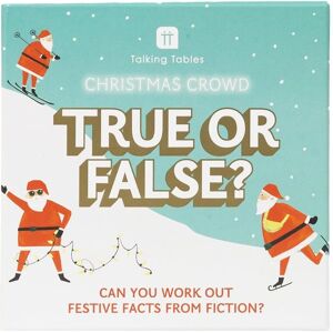 Talking Tables Christmas True or False Dinner Party Card Game - Festive Stocking Filler Gift Talking Tables Christmas True or False Dinner Party Card Game - Festive Stocking Filler Gift