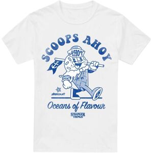 Netflix Collection Scoops Ahoy Retro Weiß T-Shirt - T-Shirt Netflix Collection Scoops Ahoy Retro Weiß T-Shirt - T-Shirt