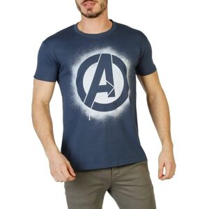 Marvel Blue Model Rfmts954 Cotton T-shirt - T-shirt Marvel Blue Model Rfmts954 Cotton T-shirt - T-shirt