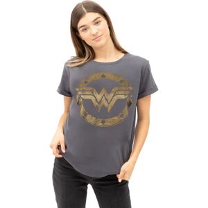 DC Comics Wonderwoman Metallic Logo Cotton T-shirt - T-shirt DC Comics Wonderwoman Metallic Logo Cotton T-shirt - T-shirt
