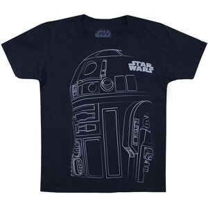Star Wars R2D2 Outline Boys Cotton T-Shirt - Boys 3-4 Years - T-Shirt Star Wars R2D2 Outline Boys Cotton T-Shirt - Boys 3-4 Years - T-Shirt