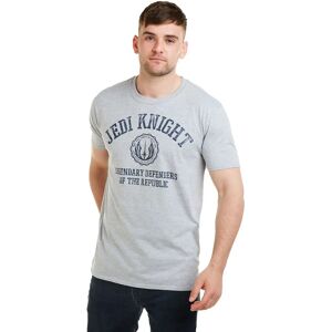 Star Wars Jedi Knight Collegiate katoenen T-shirt grijs S Mannelijk - T-shirt Star Wars Jedi Knight Collegiate katoenen T-shirt grijs S Mannelijk - T-shirt