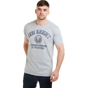 Star Wars Jedi Knight Collegiate Cotton T-shirt grey S Male - T-shirt Star Wars Jedi Knight Collegiate Cotton T-shirt grey S Male - T-shirt