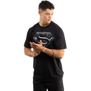 DC Comics Superman Steel Logo Black XL T-Shirt DC Comics Superman Steel Logo Black XL T-Shirt
