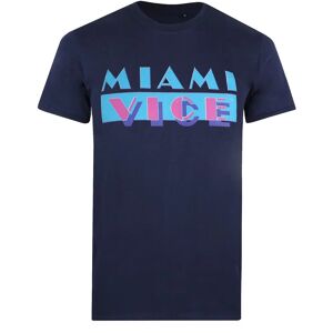 Vintage Club Miami Vice Og Logo Blue T-Shirt - T-Shirt Vintage Club Miami Vice Og Logo Blue T-Shirt - T-Shirt