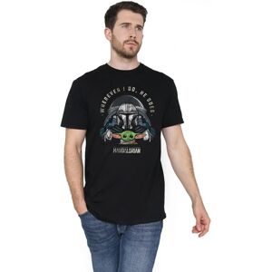 Star Wars Mandalorian Companion L Black T-Shirt - T-Shirt Star Wars Mandalorian Companion L Black T-Shirt - T-Shirt