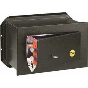 Yale YWV/230/KB1 Caja fuerte de pared negra metálica - Cerradura segura con llave Yale YWV/230/KB1 Caja fuerte de pared negra metálica - Cerradura segura con llave