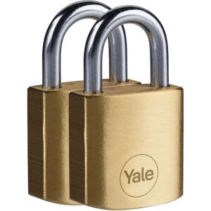 Yale Y110B/25/113/2 - Brass Padlocks 25mm - Indoor Locks for Lockers Yale Y110B/25/113/2 - Brass Padlocks 25mm - Indoor Locks for Lockers