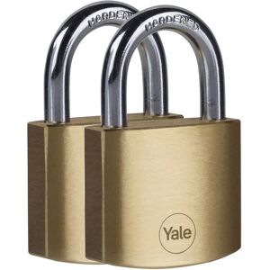 Yale Brass Padlock Y110B/40/122/2 - Standard Security, 40mm, 3 Keys Yale Brass Padlock Y110B/40/122/2 - Standard Security, 40mm, 3 Keys