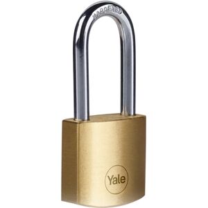 Yale Cadenas en Laiton - Modèle Y110B/40/140/1 - Serrure de Sécurité Intérieure/Extérieure - Publicité Yale Cadenas en Laiton - Modèle Y110B/40/140/1 - Serrure de Sécurité Intérieure/Extérieure - Publicité
