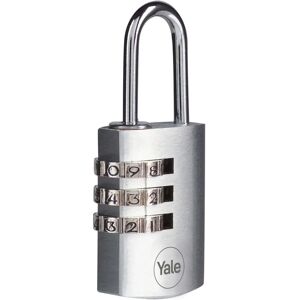 Yale Y151B/22/120/1 - Combination Padlock - Silver Yale Y151B/22/120/1 - Combination Padlock - Silver