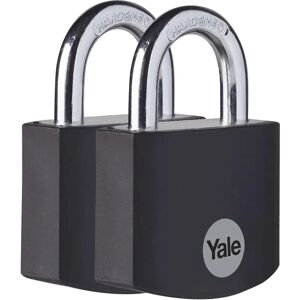 Yale YE3B Steel Padlock - Black - 38mm - Indoor Security Yale YE3B Steel Padlock - Black - 38mm - Indoor Security