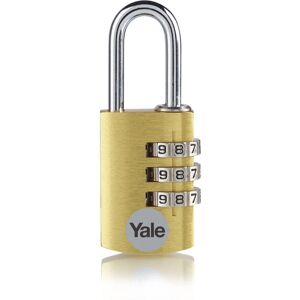 Yale - Aluminium combinatieslot YE3CB/20/121/2/GO Zwart - Verpakking van 2 Yale - Aluminium combinatieslot YE3CB/20/121/2/GO Zwart - Verpakking van 2