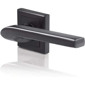 Poignée de porte en aluminium Yale YPP7-S-CB - Moderne, noire - Verrou carré 7mm Poignée de porte en aluminium Yale YPP7-S-CB - Moderne, noire - Verrou carré 7mm