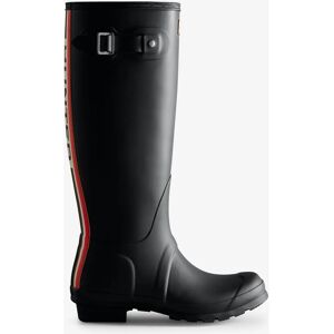 Bottes Hunter Original Tall Tri Colour Logo Backstrap noires - Publicité Bottes Hunter Original Tall Tri Colour Logo Backstrap noires - Publicité