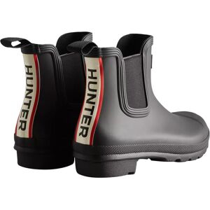 Hunter Original Chelsea Hunter Tri Colour Bottes de Pluie noires - Publicité Hunter Original Chelsea Hunter Tri Colour Bottes de Pluie noires - Publicité