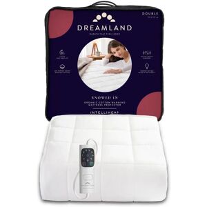 Dreamland Snowed In Organic Cotton Warming Mattress Protector - Double Dreamland Snowed In Organic Cotton Warming Mattress Protector - Double