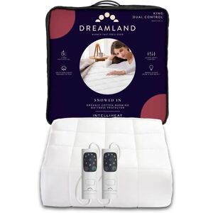 Dreamland Snowed In Organic Cotton Warming Mattress Protector - King Dual Dreamland Snowed In Organic Cotton Warming Mattress Protector - King Dual
