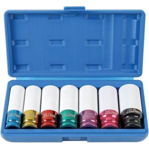 Laser 6723 Alloy Wheel Nut Socket Set - Wheel Nut Socket Set 1/2" - 7pc Laser 6723 Alloy Wheel Nut Socket Set - Wheel Nut Socket Set 1/2" - 7pc