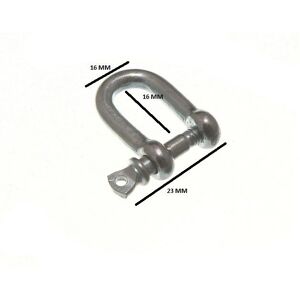 Onestopdiy Verrou en D et Attache câble - 4mm - Paquet 20 - Publicité Onestopdiy Verrou en D et Attache câble - 4mm - Paquet 20 - Publicité