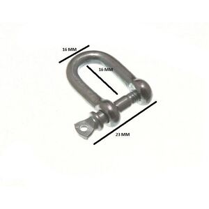 Onestopdiy U Lock and Pin Wire Rope Fastener - 4mm - Pack of 40 Onestopdiy U Lock and Pin Wire Rope Fastener - 4mm - Pack of 40