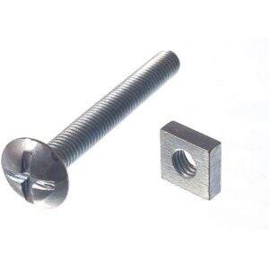 Onestopdiy - Vis et Écrous pour Toiture - M6x50 - Zingué - Publicité Onestopdiy - Vis et Écrous pour Toiture - M6x50 - Zingué - Publicité