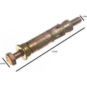 One Stop Diy Vis M6 M10 - Ancre de bouclier - 70mm - Pack de 8 - Publicité One Stop Diy Vis M6 M10 - Ancre de bouclier - 70mm - Pack de 8 - Publicité