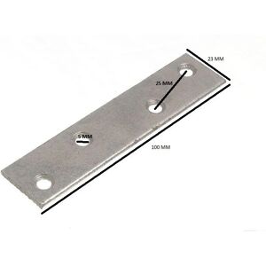 Plaque de réparation plate One Stop Diy - 100mm x 22mm x 2mm - Paquet de 20 - Publicité Plaque de réparation plate One Stop Diy - 100mm x 22mm x 2mm - Paquet de 20 - Publicité