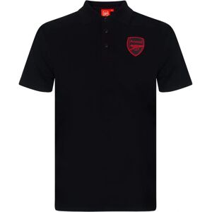 Polo Officiel Arsenal FC Noir Grande - Homme - Publicité Polo Officiel Arsenal FC Noir Grande - Homme - Publicité