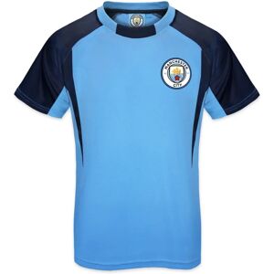 Manchester City Boys Sky Blue Crest T-Shirt - T-Shirt Manchester City Boys Sky Blue Crest T-Shirt - T-Shirt