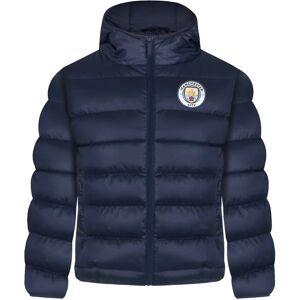 Manchester City Boys Hooded Winter Jacket - Kids Football Gift Manchester City Boys Hooded Winter Jacket - Kids Football Gift